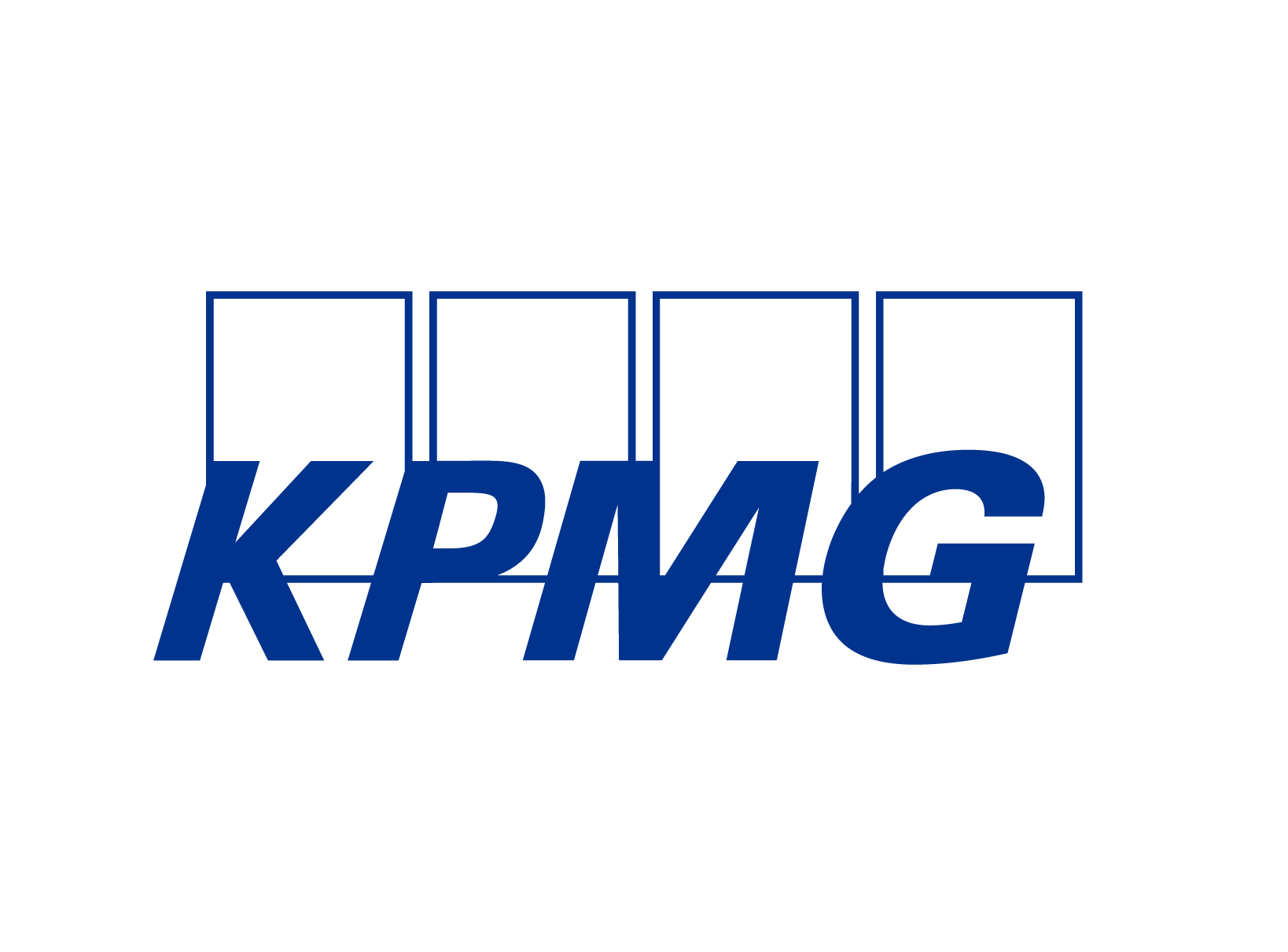 KPMG logo blue